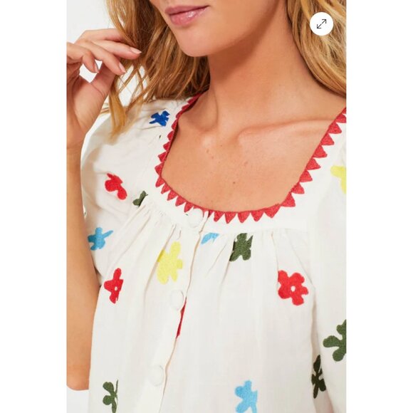 Tuckernuck Rhodes Macadamia Bahia Bloom Gabriel Top - Picture 5 of 13